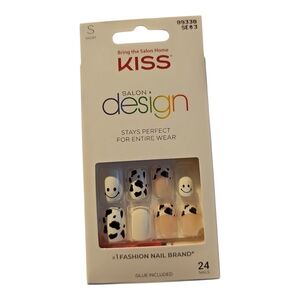 KISS Salon Design Black and White Nail Set